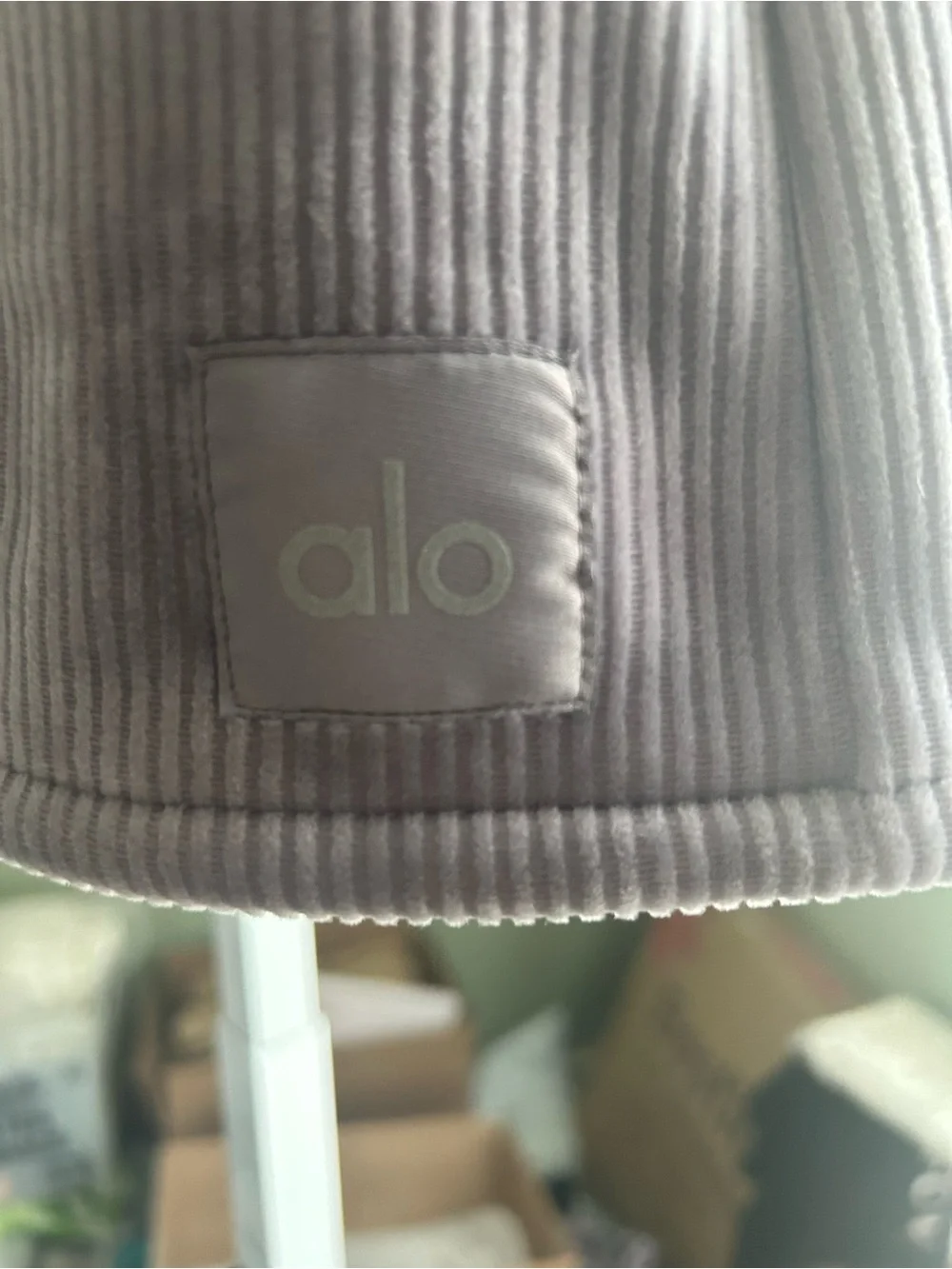 ALO Yoga Velour Baller Skirt in gray